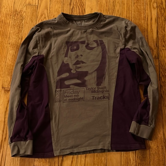 Taylor Swift Tops - Taylor Swift Midnights long sleeved tee, color block, size medium gently …